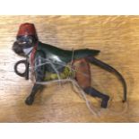 Lehmann tinplate early 20th Century climbing monkey (A/F)