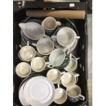 Comprehensive Magic Garden Portmeirion tea service and part dinner service 49 pieces,