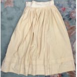 A winter weight heavy wool underskirt early 1900's with a cotton waistband,