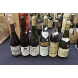 Six bottles of mixed German and Greek wines