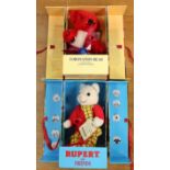 Rupert and friends Merrythought boxed bear,