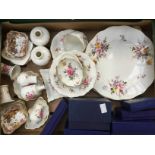 Collection of Royal Crown Derby Posie and Avesbury early to late 20th Century pin dishes and vases