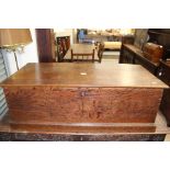 Early 19th Century oak blanket box