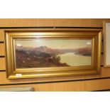 Ramus, framed and glazed oil on board, Scottish scene,