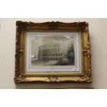 Signed framed pastel picture of the Coliseum in Rome,