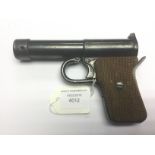 A Tell II .177 calibre air pistol by Venus Waffenfabrik of Mehlis, Germany. Circa 1927-1935.