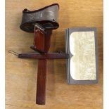 A Victorian stereoscope view finder,