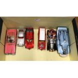 Corgi and Dinky TV related die cast vehicles; FAB 1 Rolls Royce, James Bond Aston Martin DB5,