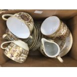 Oriental Ceramics; Noritake a tea service; six cups, saucers and plates plus a milk jug,