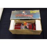 Tinplate battery operated "Photoing on car" mint working condition in fair box
