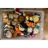 Selection of ex-shop stock soft toys including hand puppets,