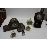 Collection of mantle clocks and wall clocks