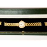 Chopard, a lady's 18ct gold Chopard bracelet watch,
