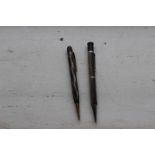Burnham marbled pencil and another (2)