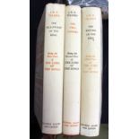 JRR Tolkein The Lord of the Rings in three volumes, being 8th, 7th and 6th impressions, 1960,