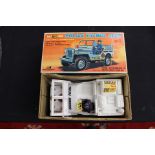 Battery operated police patrol Jeep, made in Japan,