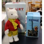Merrythought Mr Whoppit limited edition 4279/5000 boxed 21 cms long together with a Steiff boxed