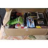 A box of toy / collectibles to be catalogued accordingly