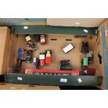 A collection of assorted diecast, unboxed vehicles, together with a boxed Hornby carriage.