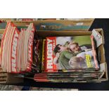 One box of assorted Rugby World magazines, 1979 to 1986 inclusive.