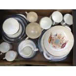 A collection of ceramics to include Royal Albert, Royal Doulton, along with a Chinese teaset,