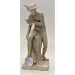 Minton Parisian ware figure of Hermes A/F