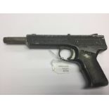 A Diana "SP50" Air Pistol. Working action. .177 / 4.5mm cal. Original black painted finish.