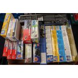 Collection of plastic model kits,