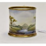 Early 19th Century hand painted mug,
