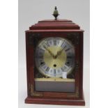 A mahogany scratch made mantle clock,