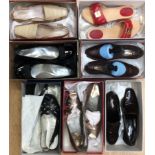A collection of nearly new only worn once, or not at all! to include a pair of black moc Crocs,