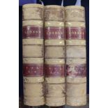 A mid 19th Century leather bound three volumes of London 1-6, dated 1841 - edited by Charles Knight,