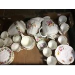 Assorted china items of Crown Derby Posy pattern, including coffee pot and water pot,
