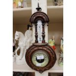 Late Victorian wall barometer