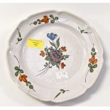 A 19th Century French Faience plate 22 cm diameter