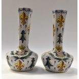 A pair of 19th Century vases, Alcide Chaumeil from Paris,