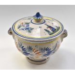 Early 19th Century Quimper tureen with lid