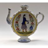 A 19th Century H.B Bretonne teapot, for Grand maison flat round.