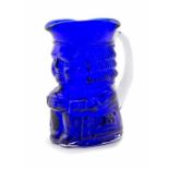 Whitefriars antique blue toby jug Patt M167. Jolyon.