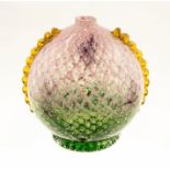 Murano vase (missing flange to collar of vase).