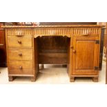 Rupert Griffiths Arts & Crafts Golden Oak Sideboard c.1910