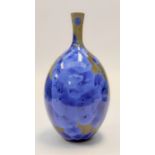 Simon Rich (1949-). Stoneware crystalline narrow necked bottle.