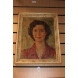 Holeyer (British, 20th Century), portrait of a lady, bust-length, signed l.r.
