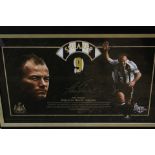 Alan Shearer limited edition testimonial tribute No.