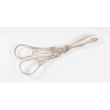 A set of Georgian silver grape scissors