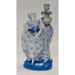 A Meissen figure with crossed swords mark to base,