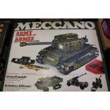 Meccano; a boxed Meccano army construction set,