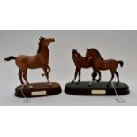 A Royal Doulton figure group "Spirit of Love" depicting two horses together,