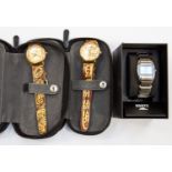 Two ladies Guess watches and a roots modern watch (3)