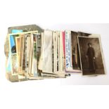 Collection of early 20th Century post cards including WWI interest